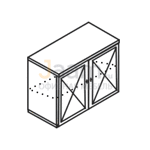 Мебель для гостиниц Офисная тумба 2-х дверная под ТВ ГР 580 ОАН
