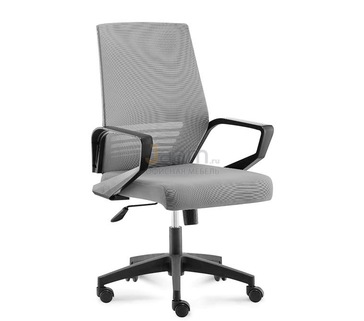Кресло для руководителя Эрго black-2 B909-1 серое