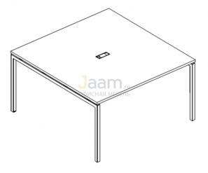 Стол для переговоров Стол для переговоров на металлокаркасе DUE Б2 132 БП