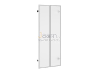 Кабинет руководителя Двери стеклянные в алюминиевой раме высокие 9530А