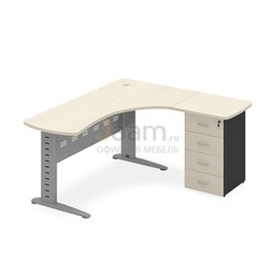 Мебель для персонала Стол эргономичный правый ПК-СТС-СТЭТ168Х149П/ТМ