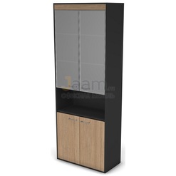 Мебель для персонала Офисный шкаф комбинированный с полками 122Н0041.0012.0014.0025