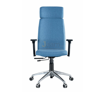 Кресло для руководителя Фокус/П Ткань кат.1/база алюминий