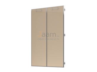 Кабинет руководителя Двери стеклянные в алюм раме JNS502