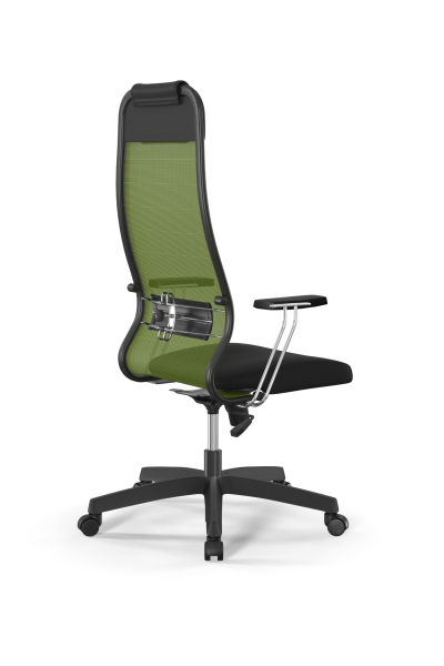 Кресло для руководителя Метта Sit 10 B1-111T - X2+UMF(X1) /Ub00/Wh00/T1bp-c(M09.B02.G15.W01)