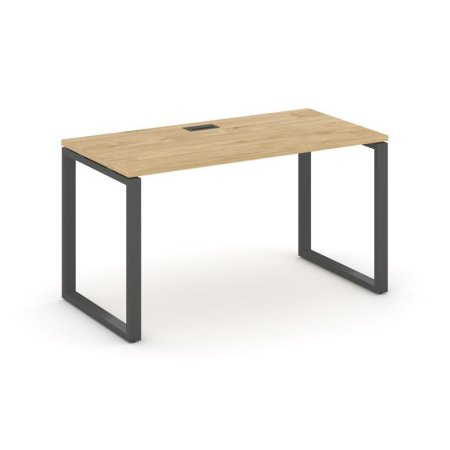 Стол письменный SN-6O.SP-003 (1380х600х750) (Тиквуд Светлый/Металл Антрацит)