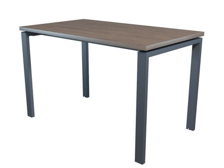 Стол NT 120x70 темный орех/антрацит (Коричневый/Антрацит)
