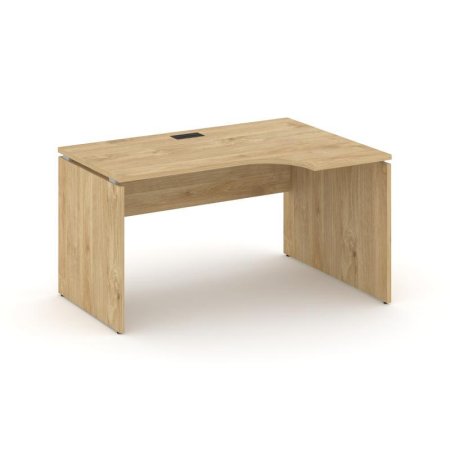 Стол рабочий эргономичный SN-D.SPA-022(R) (1580х800/980х750) (Тиквуд Светлый)
