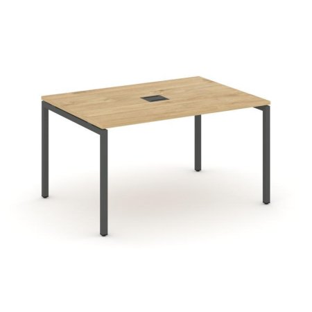 Стол переговорный SN-4P.SPRG-004 (1580х980х750) (Тиквуд Светлый/Металл Антрацит)