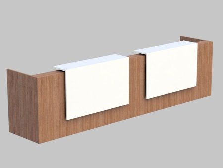 Композиция из 3 прямых модулей Z2 Z2C11 4260x880x1130 (Орех каналетто)