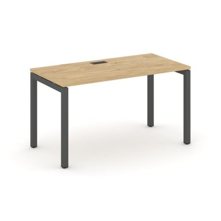 Стол письменный SN-5P.SP-014 (1580х700х750) (Тиквуд Светлый/Металл Антрацит)