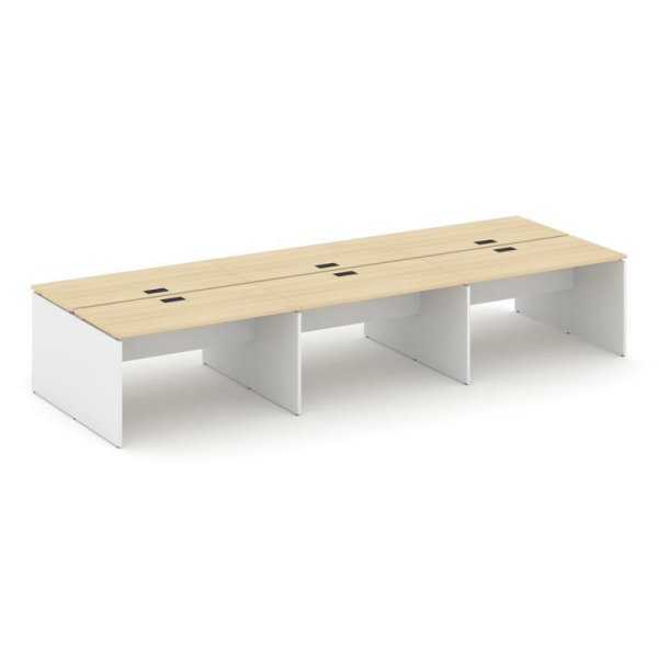 Рабочая станция 2-х сторонняя SN-D.DRS-081 (2940х1632х750) (Акация Лорка/Белый)