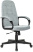 Кресло руководителя CH 002 Fabric серо-голубой Light-28 крестов. пластик