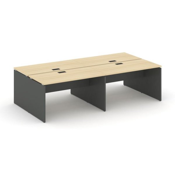 Рабочая станция 2-х сторонняя SN-D.DRS-053 (2760х1632х750) (Акация Лорка/Антрацит)