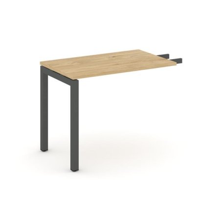 Брифинг-приставка SN-5P.BR-005 (1380х600х750) (Тиквуд Светлый/Металл Антрацит)