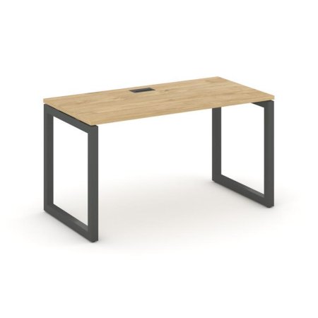 Стол письменный SN-5O.SP-003 (1380х600х750) (Тиквуд Светлый/Металл Антрацит)