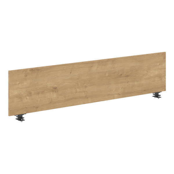 Экран для раб.станции Forta FWBP 1535 1380x350x18 (Дуб Гамильтон/Черный графит)