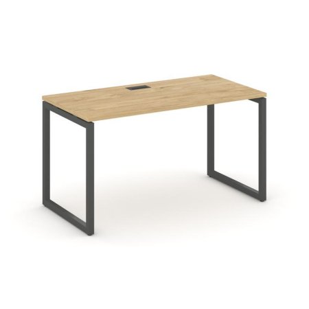 Стол письменный SN-4O.SP-024 (1580х800х750) (Тиквуд Светлый/Металл Антрацит)