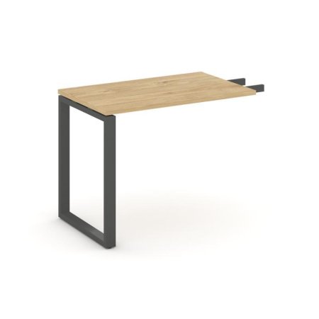Брифинг-приставка SN-6O.BR-004 (1180х600х750) (Тиквуд Светлый/Металл Антрацит)