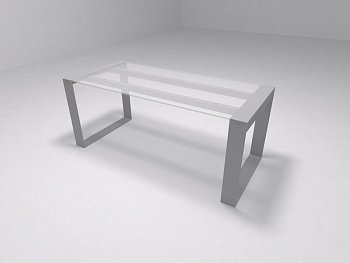 Стол руководителя, столешница стекло Brix BR.00.08 2200x750x1000