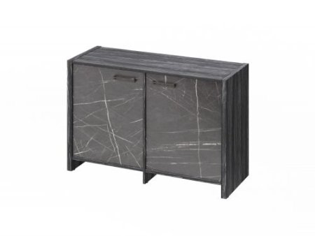 Тумба для документов для документов Festus FB-12-02.G 1222x460x806 (Древесина Графит/Камень Пьетра Гриджиа черный)