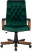 Кресло руководителя T-9928WALNUT Fabric зеленый Italia Green крестов. металл/дерево