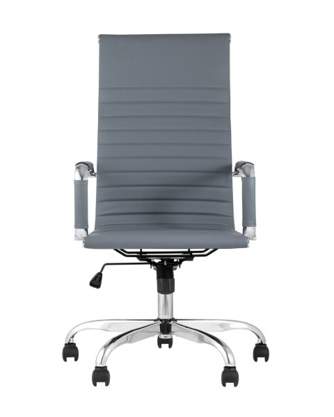 Кресло руководителя TopChairs City серый (Компьютерное кресло City серый)